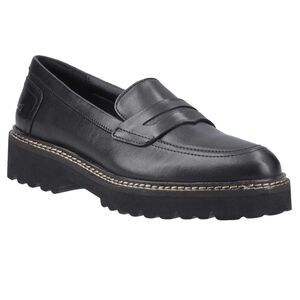 POD Mens Kenny Leather Loafers / Black